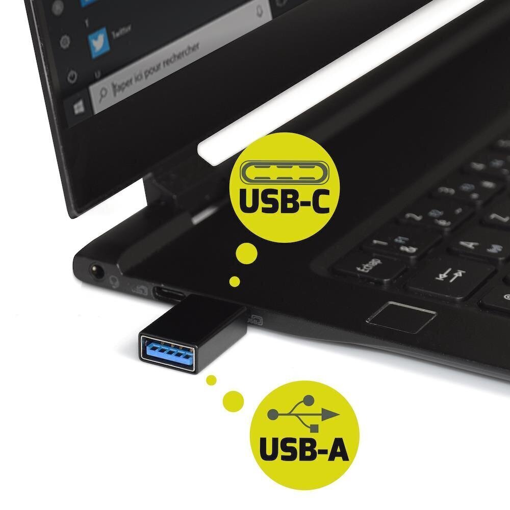 Adapter Port Designs USB Type-C do USB-A - Dual Pack 900142 hind ja info | USB jagajad, adapterid | kaup24.ee