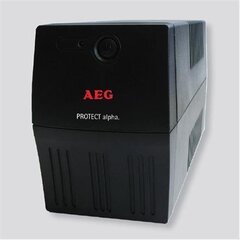 AEG UPS Protect alpha. 1200/ 1200VA, 600W/ 6x IEC-320 battery backup and overvoltage protection / Fax. Modem line protection / USB / Automatic Voltage Regulation / Line interactive / Free UPS shutdown software download hind ja info | AEG Arvutid ja IT- tehnika | kaup24.ee