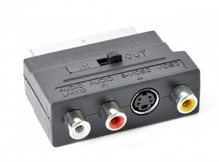 Adapter Amberin Scart - RCA/S-VIDEO hind ja info | USB jagajad, adapterid | kaup24.ee