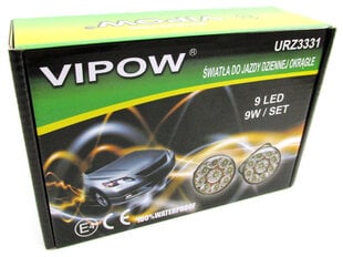 Дневные ходовые огни Vipow, 2 шт. цена и информация | Автомобильные лампочки | kaup24.ee