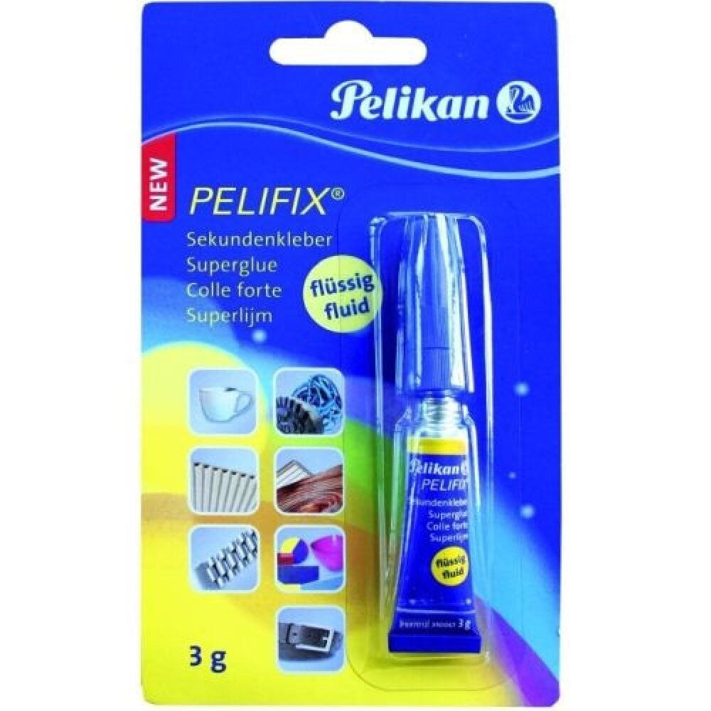 PELIKAN SUPER GLUE LIIM UNIVERSĀLĀ 3G (340067) hind ja info | Kirjatarbed | kaup24.ee