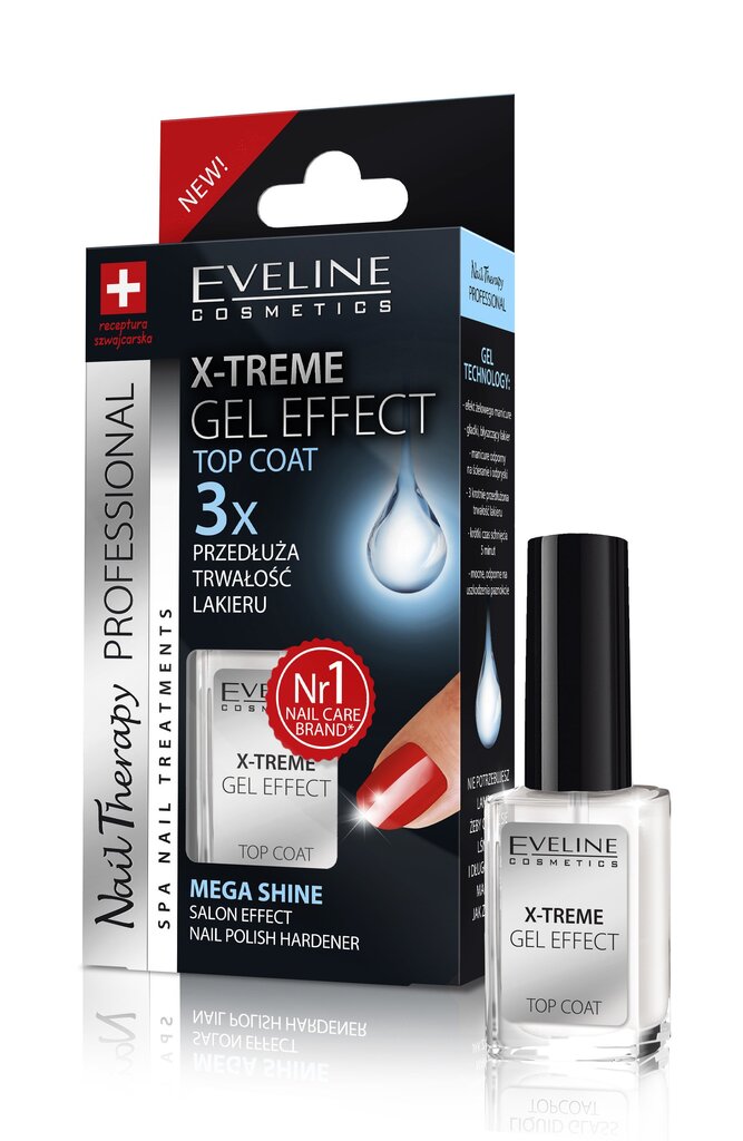 Küünelakk Eveline Nail Therapy Professional 12 ml цена и информация | Küünelakid, küünetugevdajad | kaup24.ee