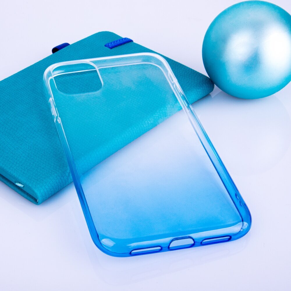 Silikoonist ümbris Fusion Gradient Samsung A536 Galaxy A53 5G, läbipaistev / sinine цена и информация | Telefoni kaaned, ümbrised | kaup24.ee