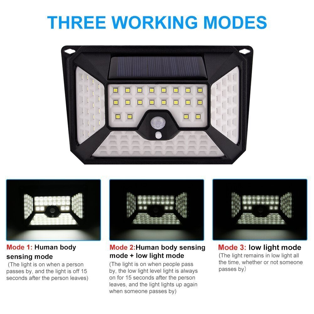 Veekindel välivalgusti päikesepaneelide ja liikumisanduriga цена и информация | Aia- ja õuevalgustid | kaup24.ee