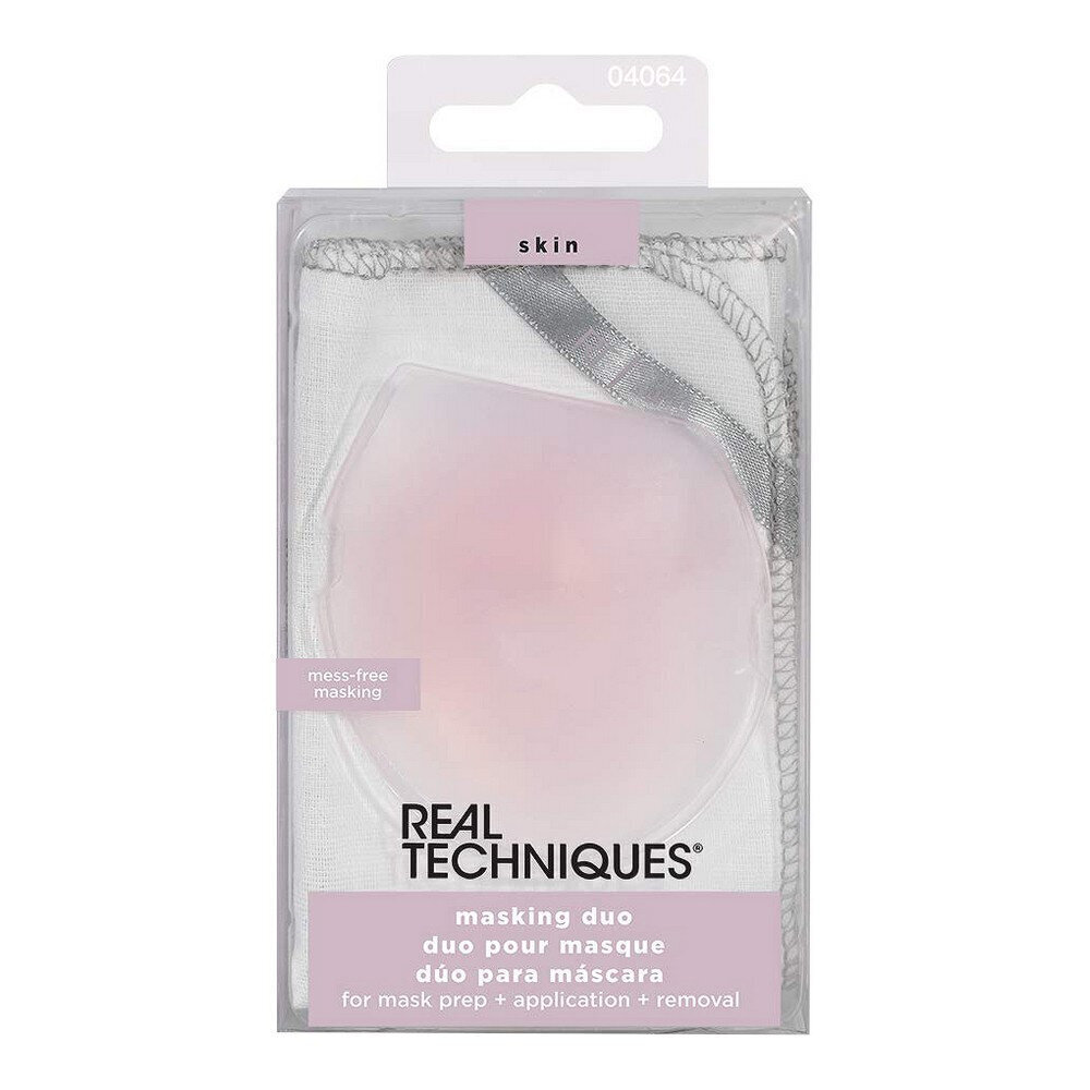 Mõlemale soole sobiv kosmeetika komplekt Masking Duo Real Techniques Koorija (2 pcs) цена и информация | Meigipintslid, -käsnad | kaup24.ee