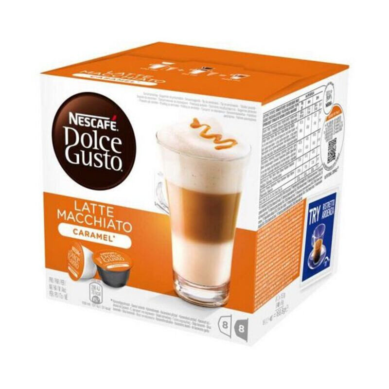 Kohvikapslid Nescafé Dolce Gusto 24191 Latte Macchiato (16 uds) Karamell цена и информация | Kohv, kakao | kaup24.ee