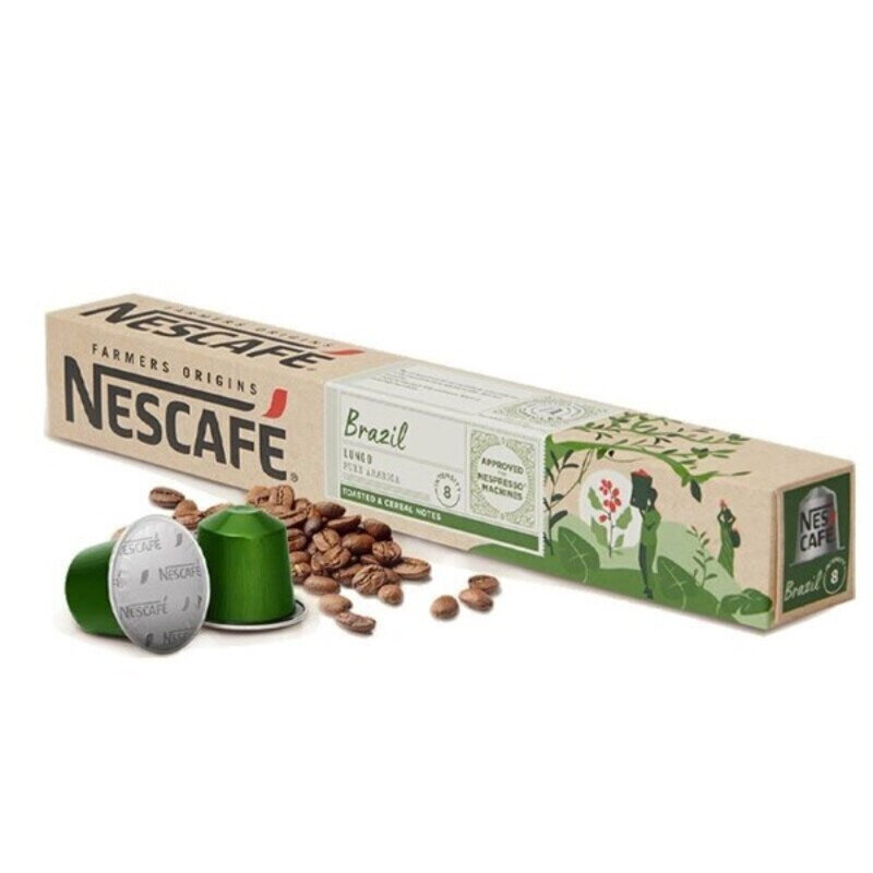 Kohvikapslid FARMERS ORIGINS Nescafé BRAZIL (10 uds) hind ja info | Kohv, kakao | kaup24.ee