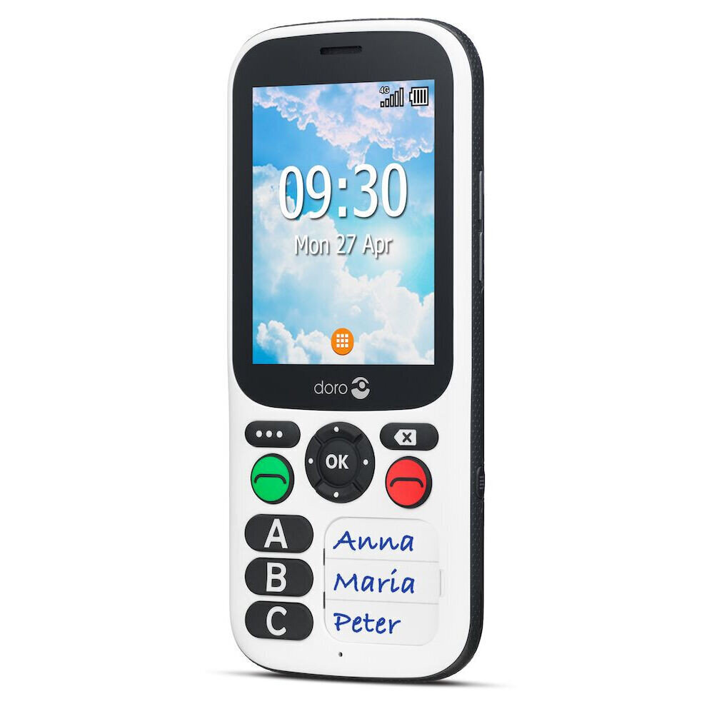 Doro 780X White/Black цена и информация | Telefonid | kaup24.ee