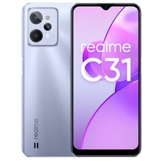 Nutitelefonid Realme C31 6,5" 4 GB RAM 64 GB Hõbedane hind ja info | Telefonid | kaup24.ee