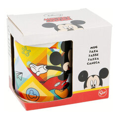 Velika Šalica Mickey Mouse Happy Smiles 325 ml (11,7 x 10 x 8,7 cm) hind ja info | Klaasid, tassid ja kannud | kaup24.ee