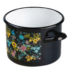 DREAM GARDEN POT 5,8L DI.22CM K 16CM MUST цена и информация | Кастрюли, скороварки | kaup24.ee