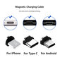 Traat, kaabel, magnetlaadija 3in1 (Micro USB, Type-C, iPhone Lightning) telefonile hind ja info | Mobiiltelefonide kaablid | kaup24.ee