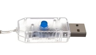 Световая завеса 138 LED USB - холодный белый свет цена и информация | гирлянда, 10 вел 4 см | kaup24.ee