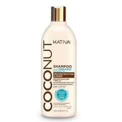 Шампунь с кокосовым маслом Kativa Coconut, 500 мл цена и информация | Шампуни | kaup24.ee