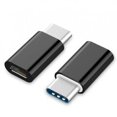 Адаптер AMBERIN USB 2.0, USB C - Micro-USB B цена и информация | Адаптеры и USB-hub | kaup24.ee