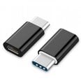 Adapter Amberin USB 2.0, USB C - Micro-USB B