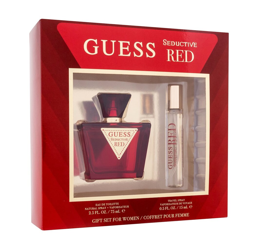 Komplekt Guess Seductive Red: EDT naistele 75 ml + 15 ml hind ja info | Naiste parfüümid | kaup24.ee