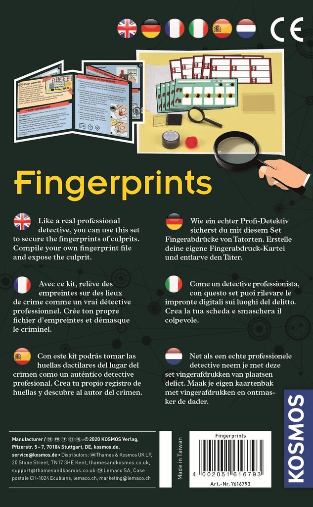 Loominguline komplekt Finger Prints, 8+ aastat цена и информация | Arendavad mänguasjad | kaup24.ee