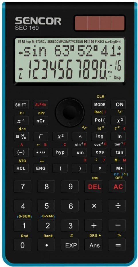 Kalkulaator SEC 160 BU hind ja info | Kirjatarbed | kaup24.ee