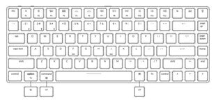 Klaviatuur Keychron K3 mehaaniline 75% (juhtmevaba, RGB, Hot-swap, US, Keychron Optical Red) hind ja info | Klaviatuurid | kaup24.ee