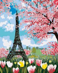 Maalid numbrite järgi "Spring in Paris" 40 x 50 G RO85 цена и информация | Живопись по номерам | kaup24.ee