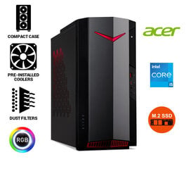 Acer Nitro 50 i5-11400 8GB 256GB SSD GTX1650 4GB Windows 10 цена и информация | Стационарные компьютеры | kaup24.ee