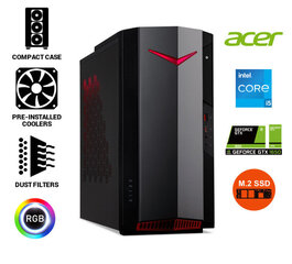 Acer Nitro 50 i5-11400 16GB 512GB SSD GTX1650 4GB Windows 10 hind ja info | Lauaarvutid | kaup24.ee