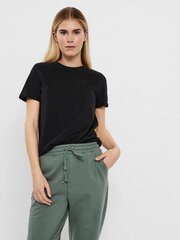 Женская футболка Vero Moda 10243889*04, черная 5714927466836 цена и информация | Женские футболки | kaup24.ee