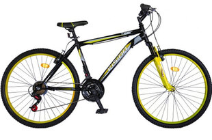 26&#34; Vision Tiger Black/Yellow цена и информация | Велосипеды | kaup24.ee