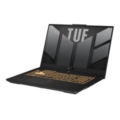 Портативный компьютер ASUS|TUF|FX707ZR-HX002W|CPU i7-12700H|2300 MHz|17.3|1920x1080|RAM 16GB|DDR4|4800 MHz|SSD 1TB|NVIDIA GeForce RTX 3070|8GB|ENG|Windows 11 Home|Grey|2.6 кг|90NR0B01-M000H0 цена и информация | Ноутбуки | kaup24.ee