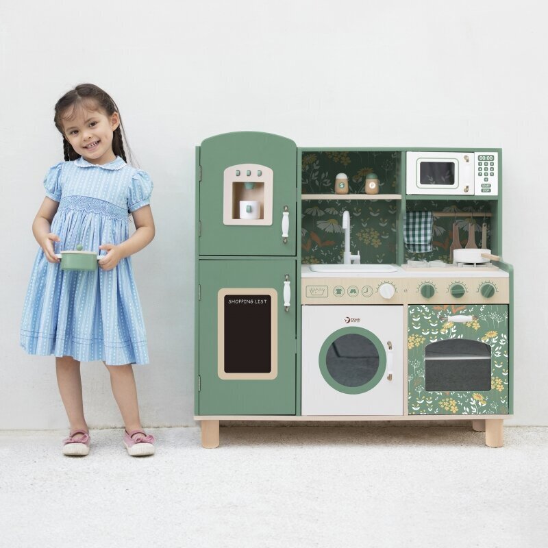 Suur komplekt mänguasjade puidust kööki koos aksessuaaridega цена и информация | Tüdrukute mänguasjad | kaup24.ee