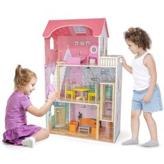Деревянный кукольный домик для девочек Viga цена и информация | Игрушки для девочек | kaup24.ee