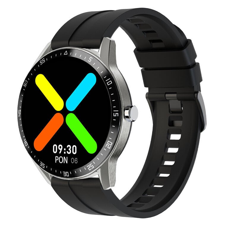 G. Rossi SW018 Silver/Black цена и информация | Nutikellad (smartwatch) | kaup24.ee