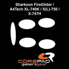 Corepad Skatez for Sharkoon FireGlider / A4Tech XL-740K / X(L)-750 / X-747H цена и информация | Мыши | kaup24.ee