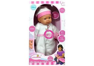 Детская кукла в белой пижаме с соской цена и информация | Игрушки для девочек | kaup24.ee