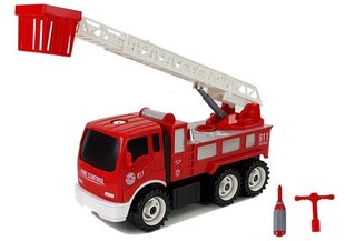 Tuletõrjeauto 2in1 pöörleva redeliga hind ja info | Poiste mänguasjad | kaup24.ee