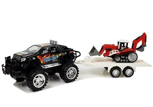 Maastikuauto traktori ja ekskavaatoriga. hind ja info | Poiste mänguasjad | kaup24.ee