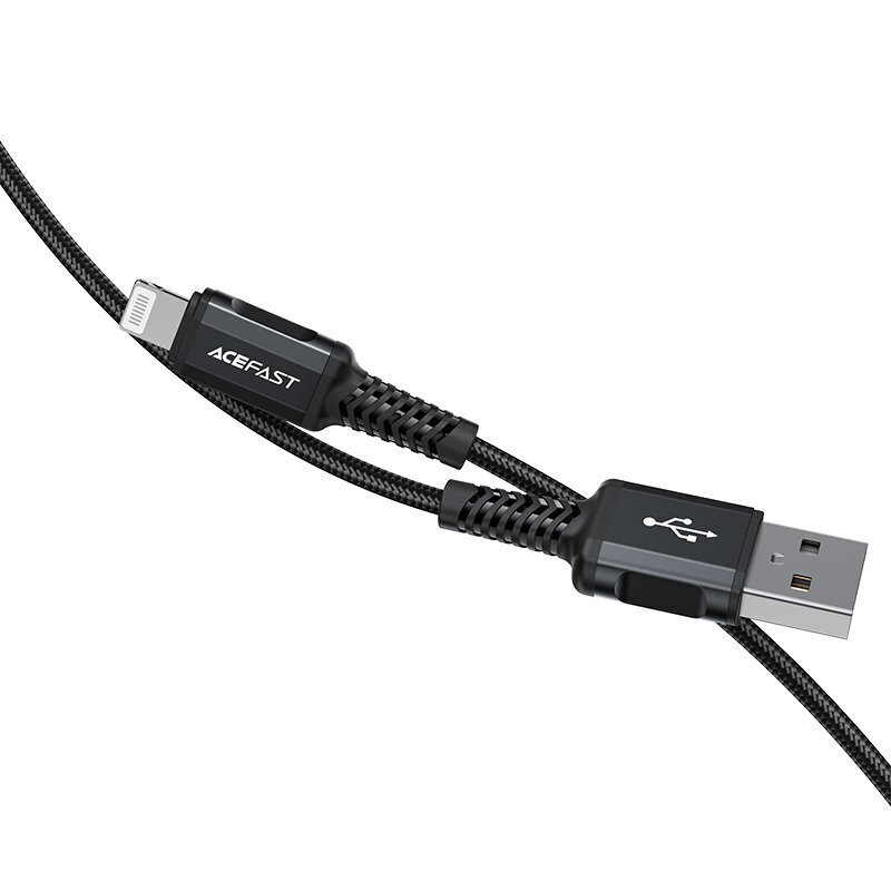 Acefast cable MFI USB - Lightning, 1,8 m цена и информация | Mobiiltelefonide kaablid | kaup24.ee