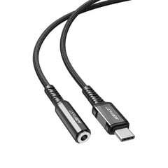 Acefast audio cable USB Type C - 3.5mm mini jack (female), 18 cm цена и информация | Кабели для телефонов | kaup24.ee