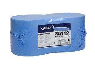 Промышленная бумага CELTEX Blue Wiper, синяя, 2-х слойная, 290 м, 2 шт. цена и информация | Туалетная бумага, бумажные полотенца | kaup24.ee