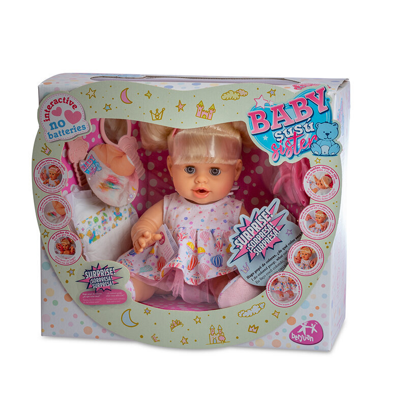 Interakriivne beebinukk Susu 38sm, Berjuan hind ja info | Tüdrukute mänguasjad | kaup24.ee