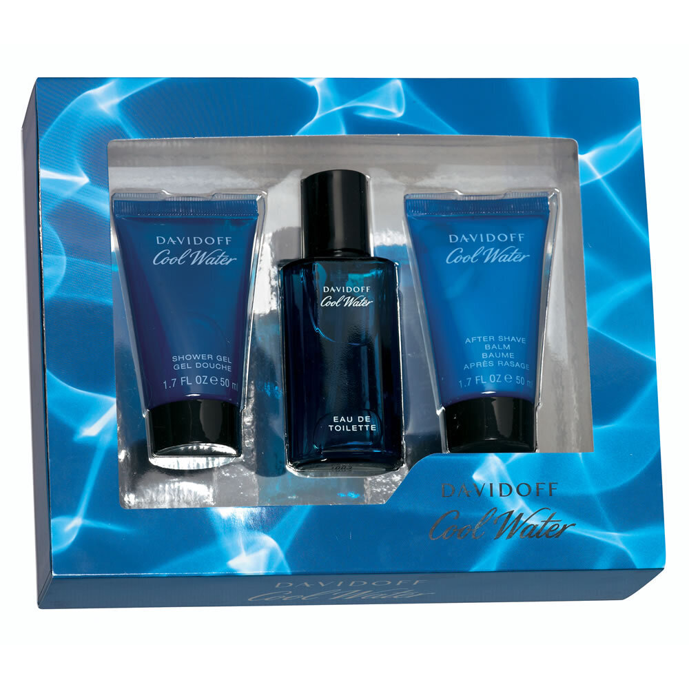 Davidoff Cool Water EDT kinkekomplekt meestele 40 ml hind ja info | Meeste parfüümid | kaup24.ee