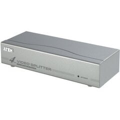 ATEN VS94A 4-Port Video Splitter Video-In 1x HDB-15 Male, Out 4x HDB-15 Female цена и информация | Адаптеры и USB-hub | kaup24.ee