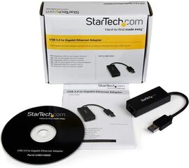 Адаптер StarTech USB31000S USB 3.0 / Gigabit Ethernet цена и информация | Адаптеры и USB-hub | kaup24.ee