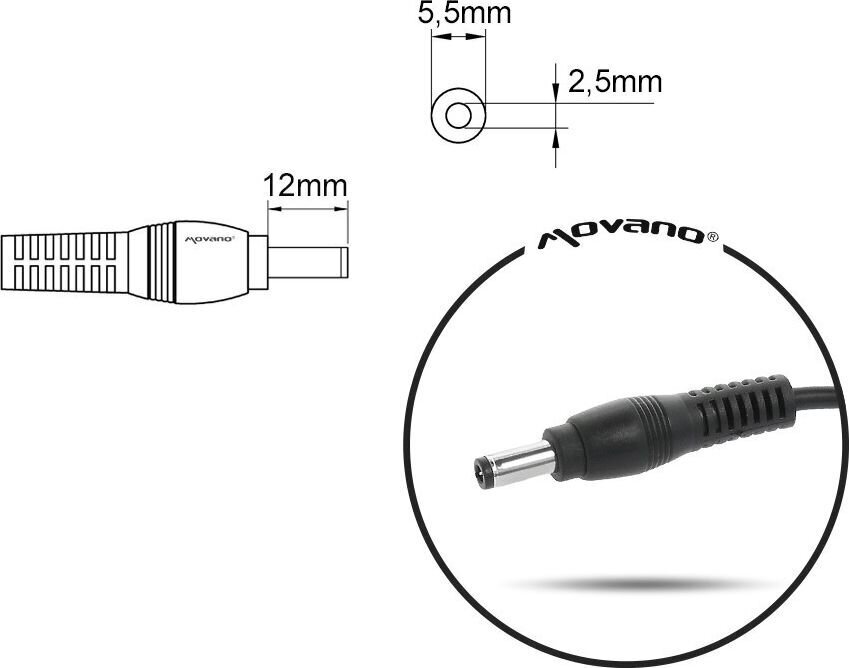 Mitsu 19V, 3.95A, 75W цена и информация | Sülearvutite laadijad | kaup24.ee