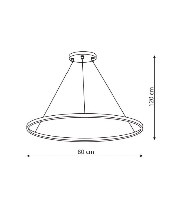 Laelamp Light Prestige Ring L hind ja info | Rippvalgustid | kaup24.ee