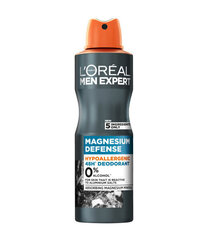 Дезодорант-спрей L'oreal Paris Men Expert Magnesium Defence, 150 мл цена и информация | Дезодоранты | kaup24.ee