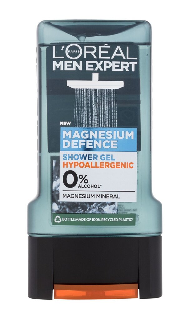 Dušigeel L'Oreal Paris Men Expert Magnesium Defence, 300 ml цена и информация | Dušigeelid, õlid | kaup24.ee