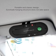 Автомобильный динамик громкой связи, беспроводное устройство Bluetooth для звонков цена и информация | Bluetooth гарнитура | kaup24.ee