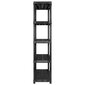 vidaXL hoiuriiul, 5-korruseline, must, 255 x 40 x 185 cm, plast hind ja info | Riiulid tööriistadele | kaup24.ee